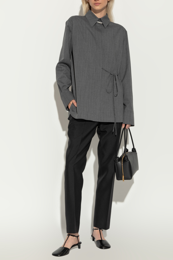 【送料&関税込】Jil Sander Creased Pants Black Creased trousers JIL SANDER - VERO MODA Jeans 'Sophia